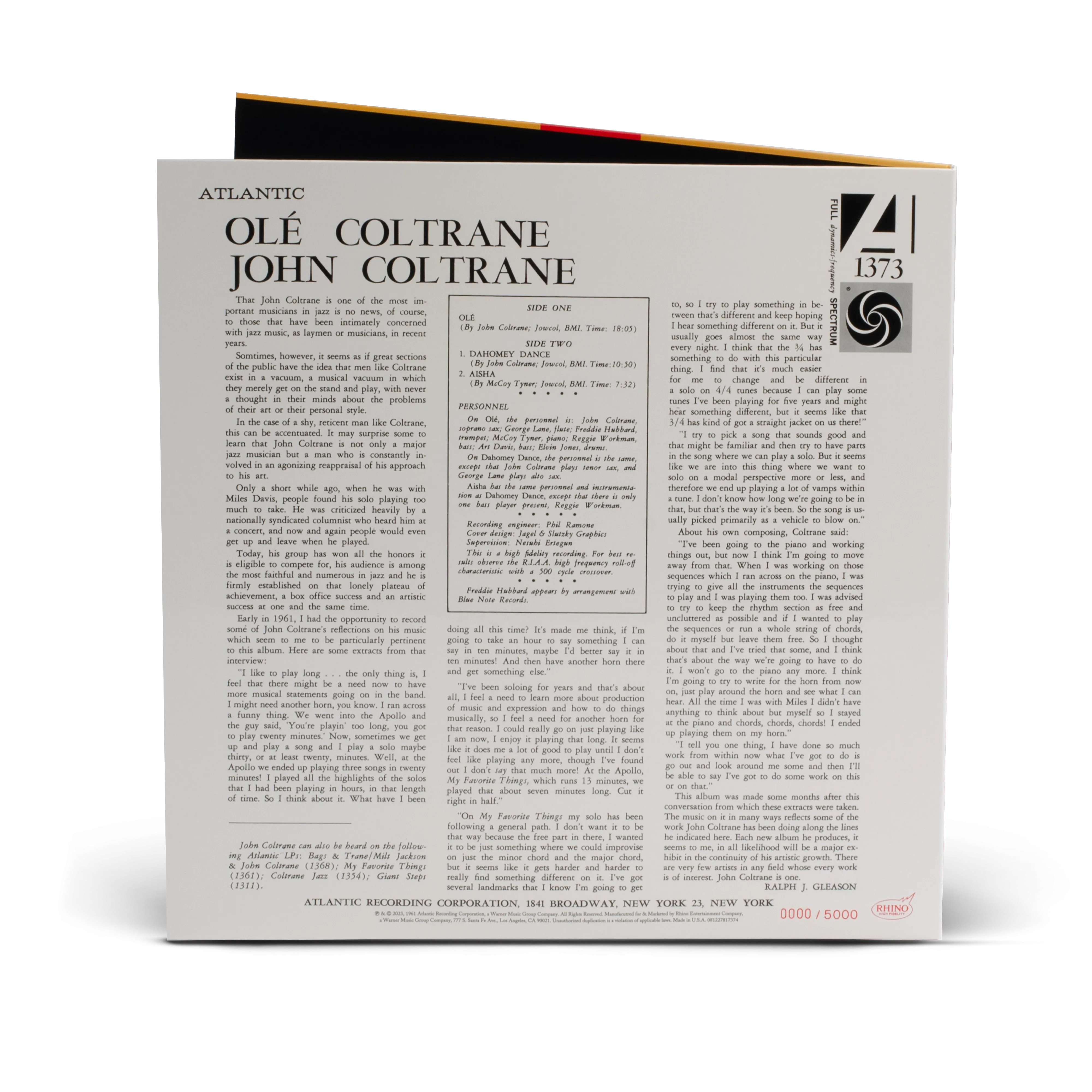Olé Coltrane (Rhino High Fidelity)