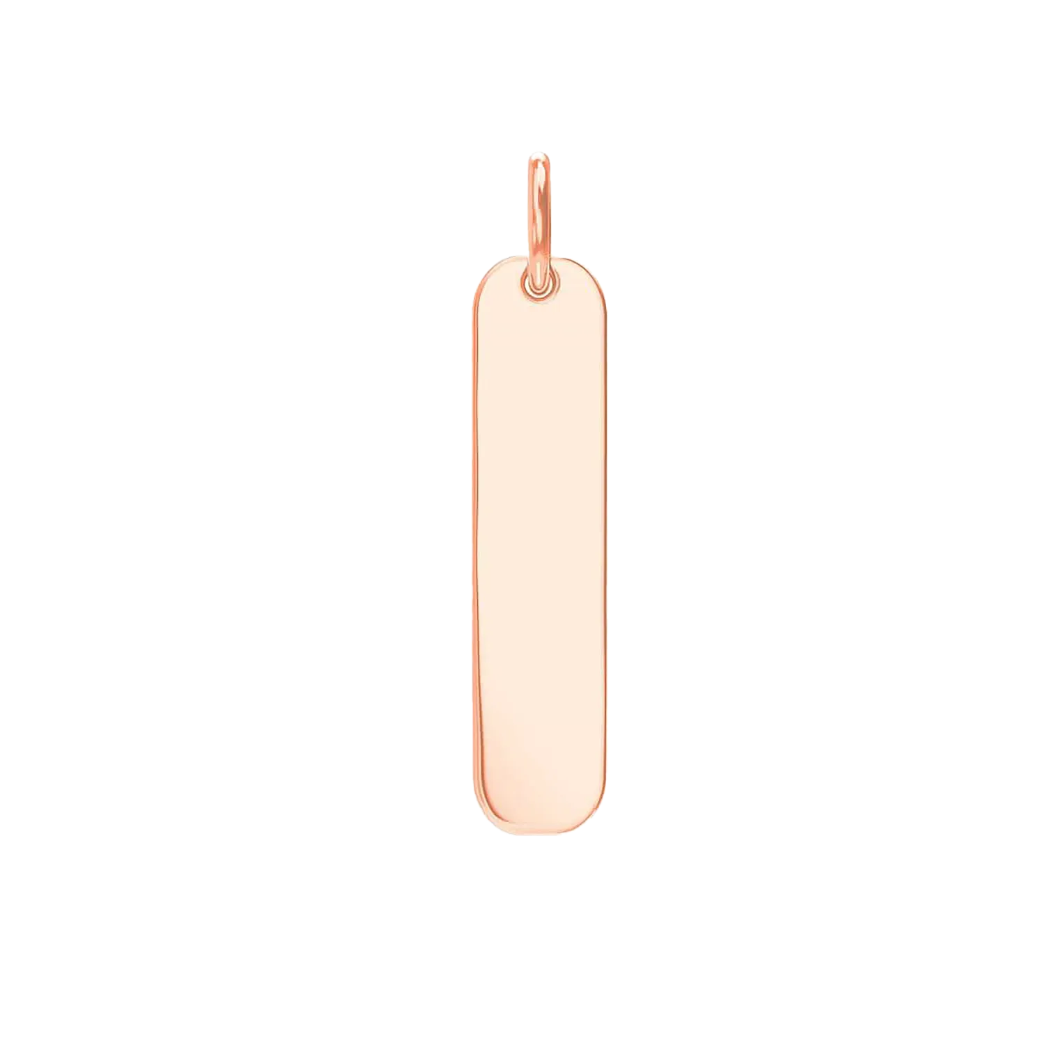 Oval Engravable ID Charm