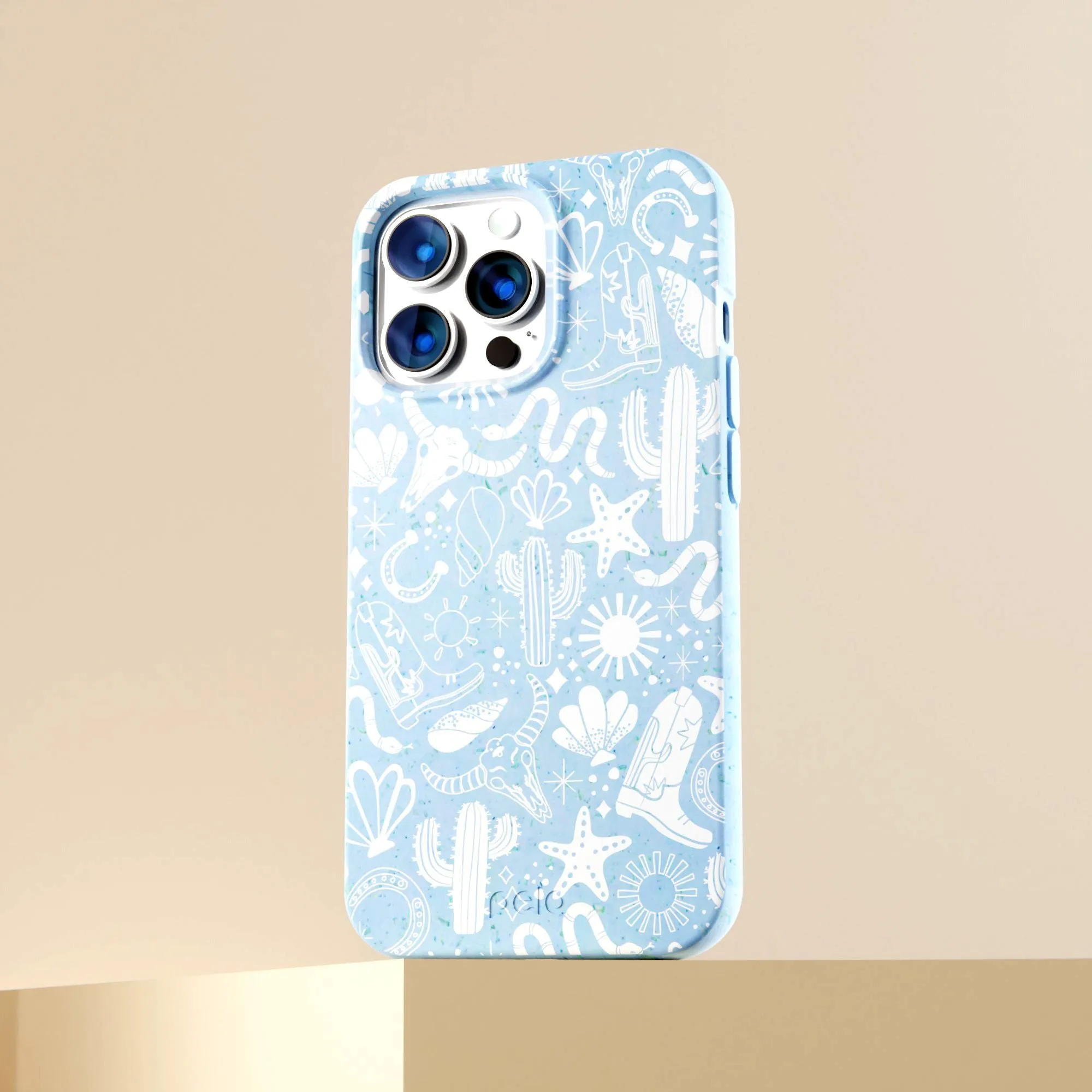 Powder Blue Coastal Rodeo Google Pixel 7 Case