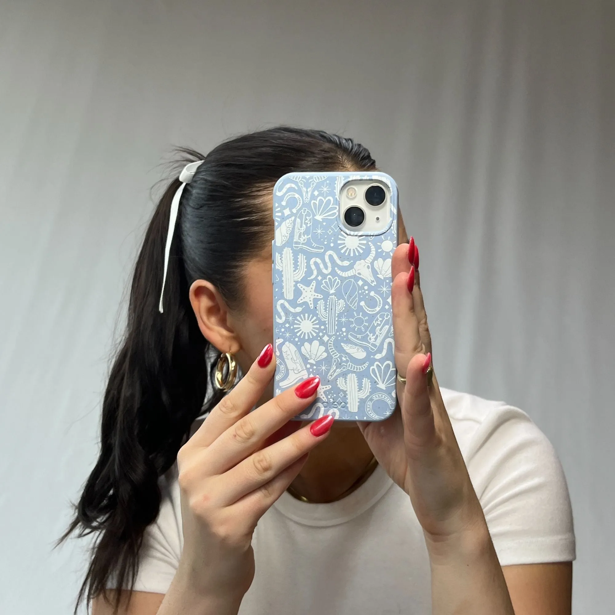 Powder Blue Coastal Rodeo Google Pixel 7 Pro Case