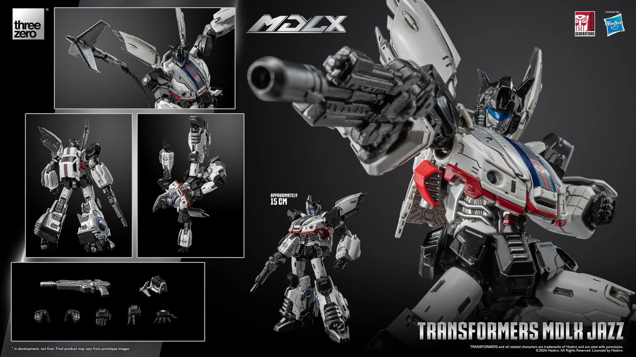 PRE-ORDER: Threezero Transformers Jazz MDLX Collectible Figure