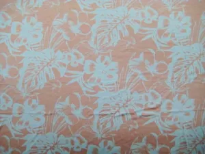 RAYON STRETCHED JERSEY KNIT WITH BORA PRINT<br><h6>1-PEACH/WHITE<br>188RXPRT-BORA</h6>
