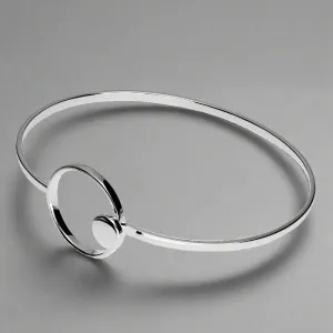 Sterling Silver Circles Bangle