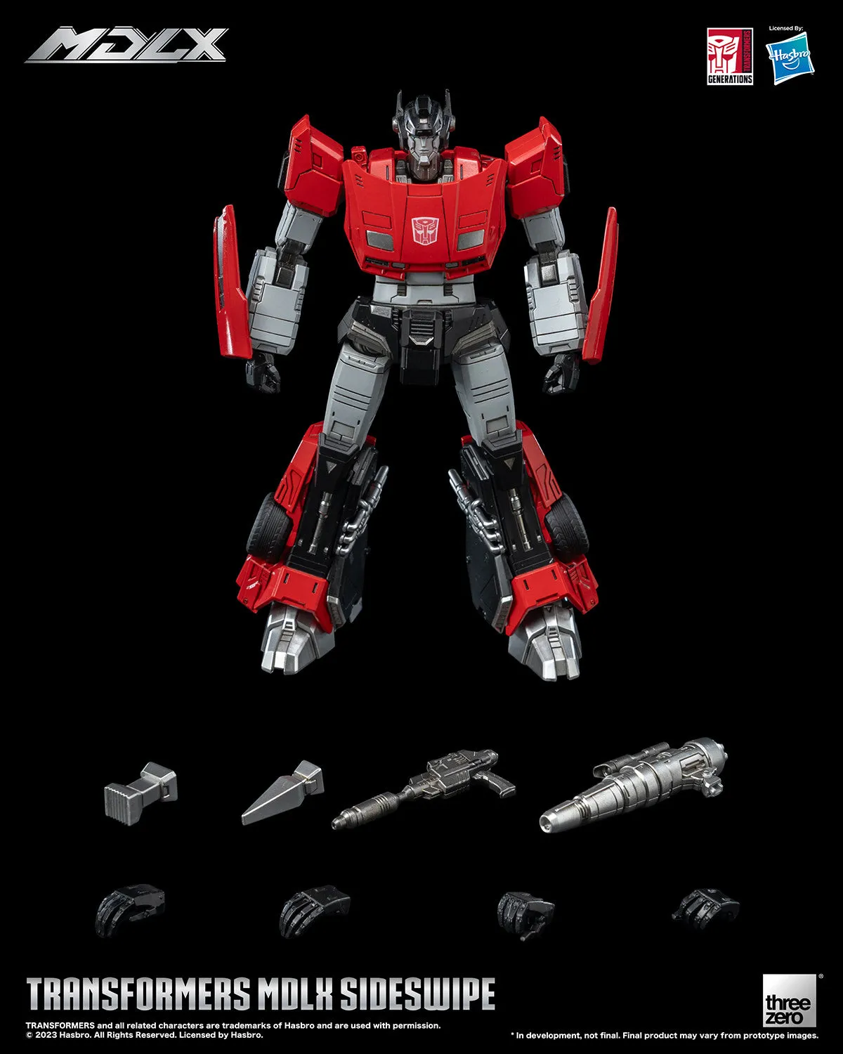 Threezero Transformers Sideswipe MDLX Collectible Figure