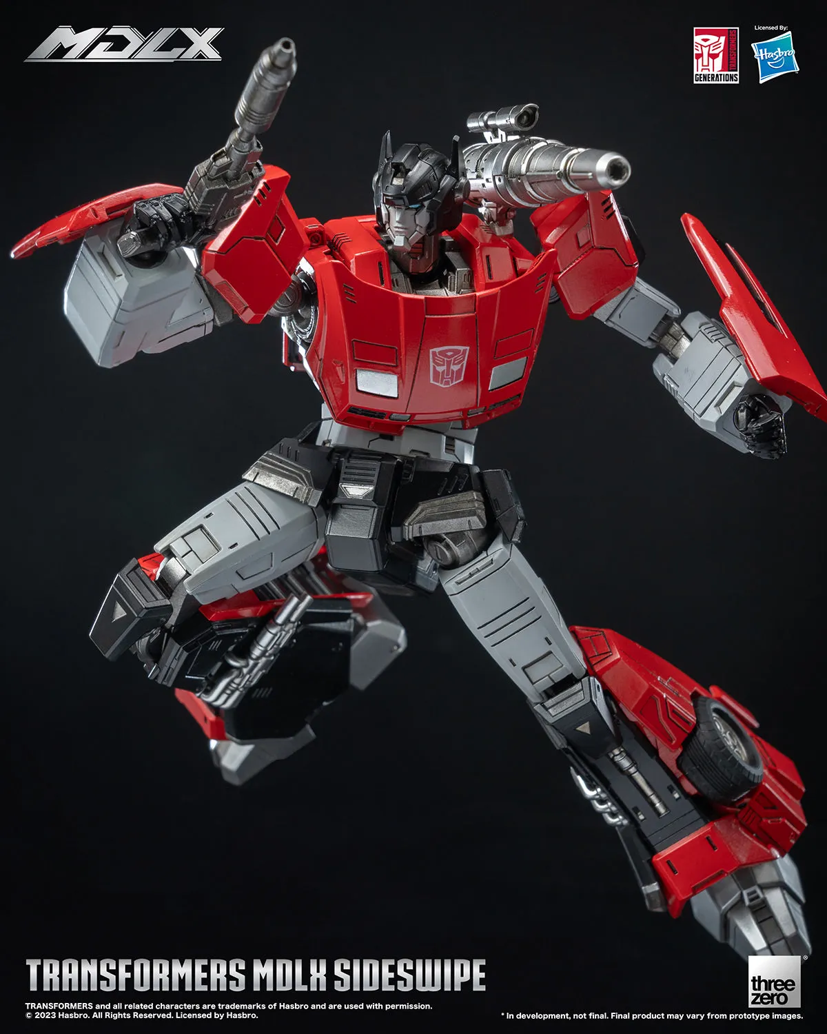 Threezero Transformers Sideswipe MDLX Collectible Figure
