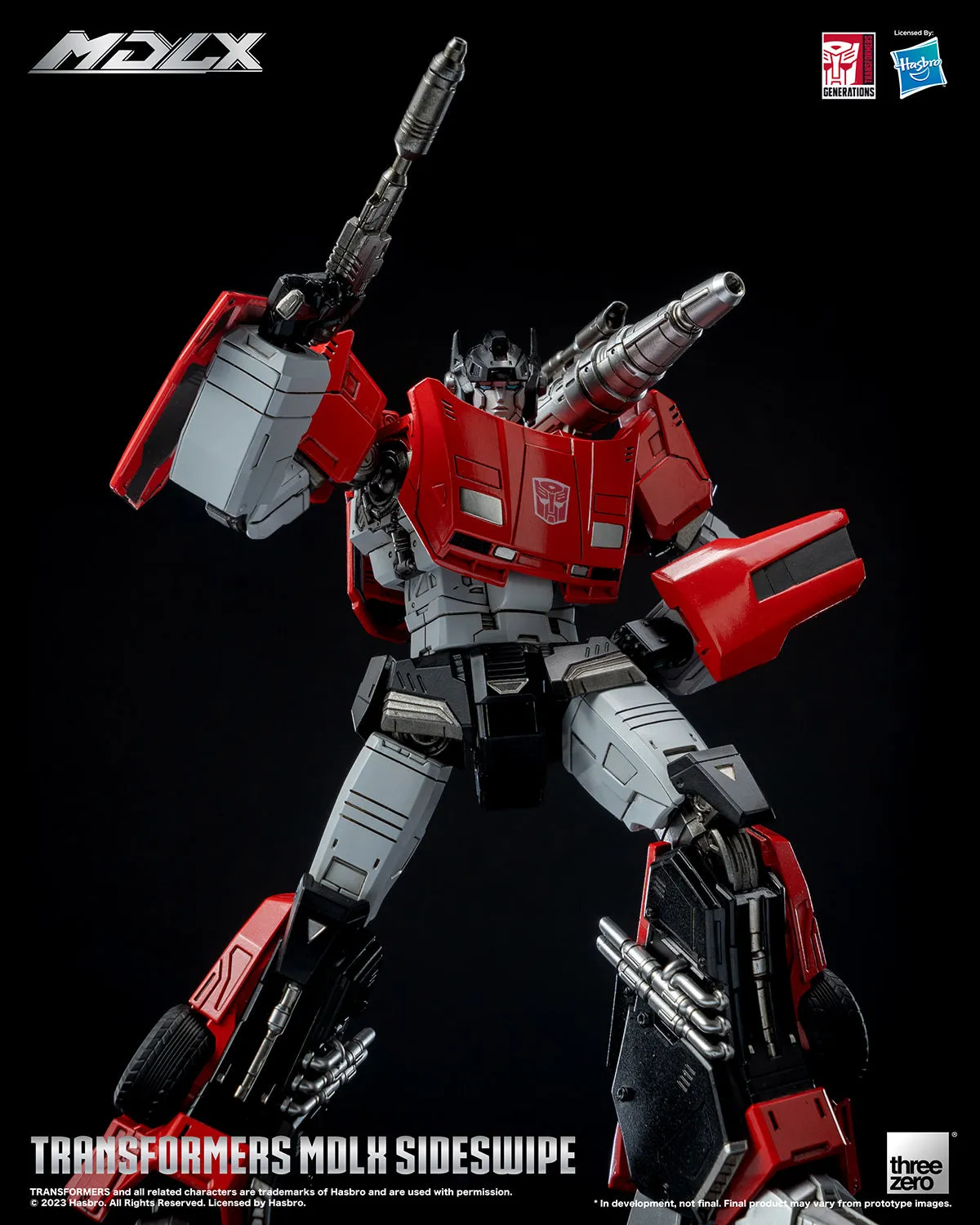 Threezero Transformers Sideswipe MDLX Collectible Figure