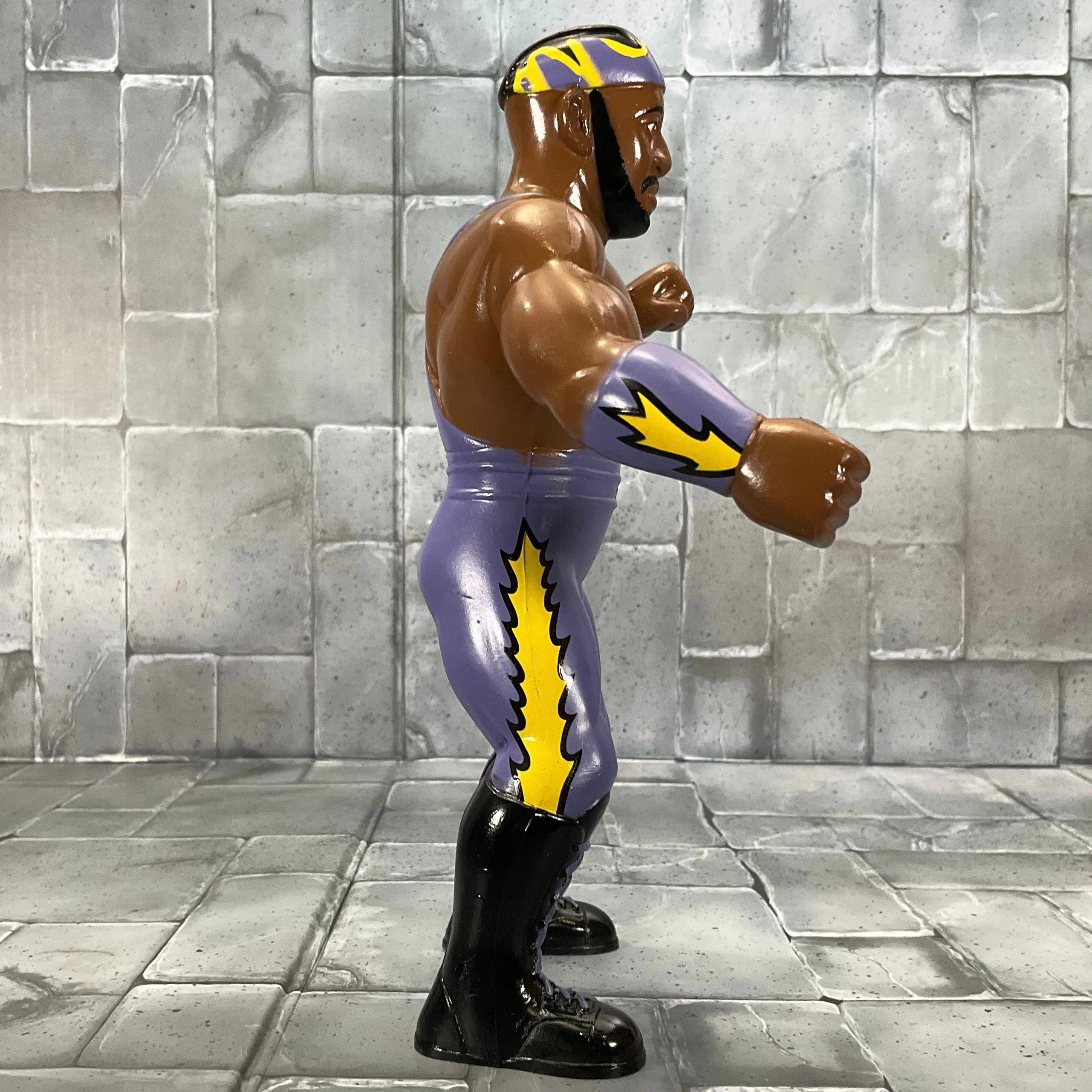 WCW Rubber Wrestlers - Harlem Heat Purple Outfit